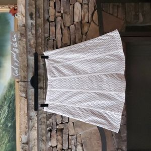 Proenza Schouler Target Grey Cream Marseille Skirt